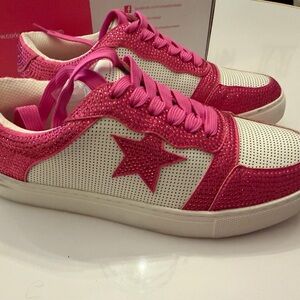 Corkys Pink and White Women's Sneakers